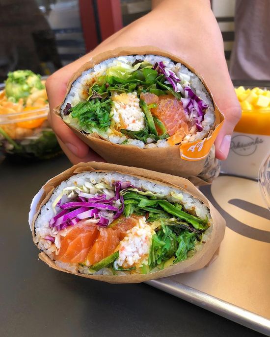 Burrito from Poke Works 