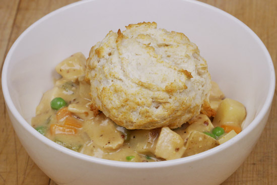 A deconstructed Pot Pie