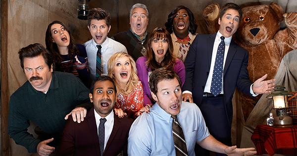 The cast of Parks and Recreation
