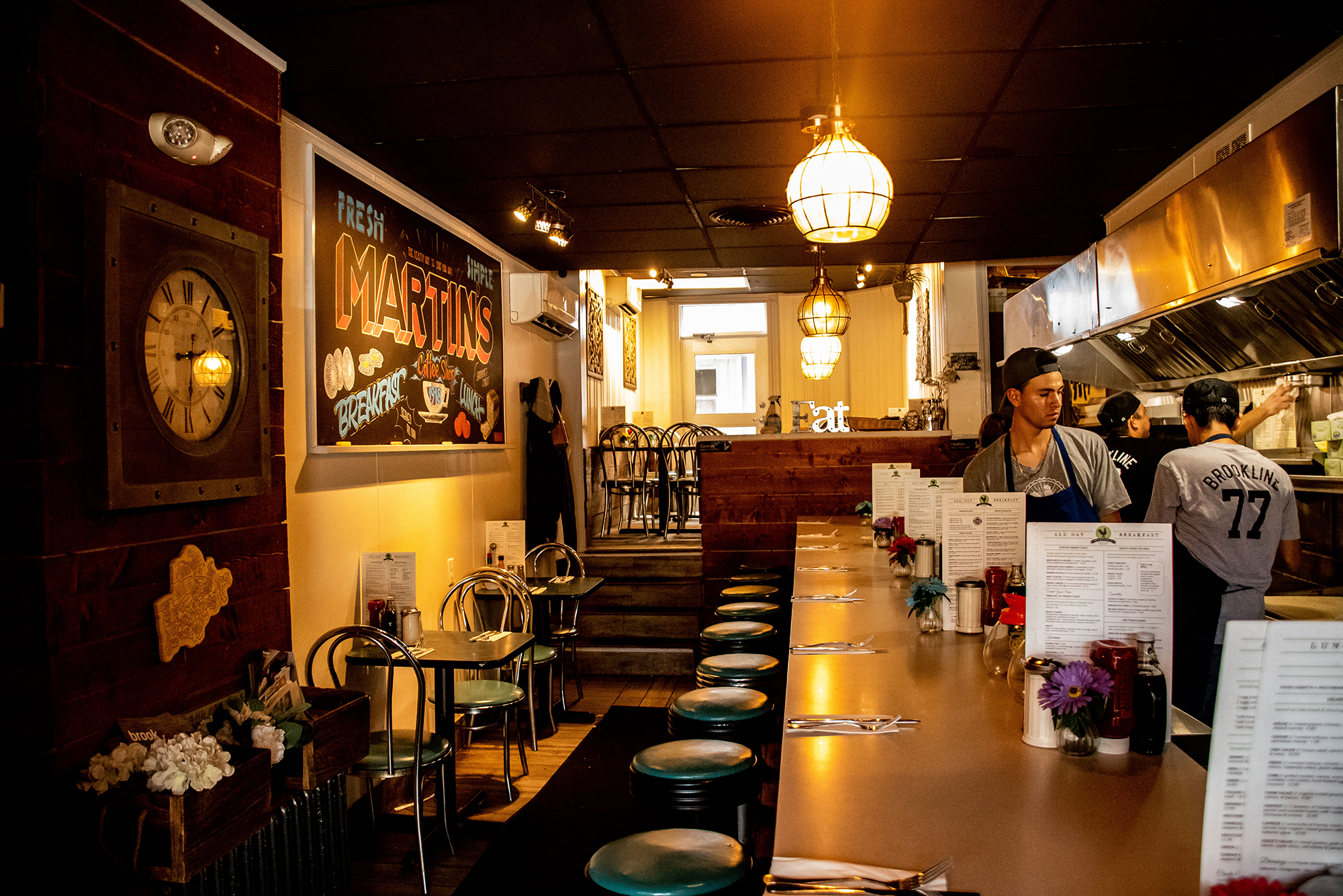 Photo: Interior view of Martin's Coffee Shop