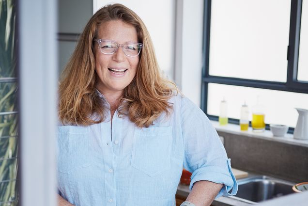 Adeena Sussman in her kitchen