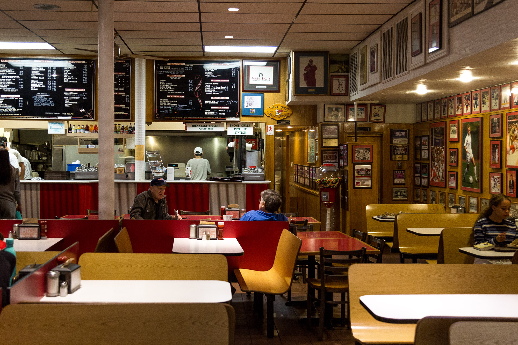 The interior of T. Anthony's