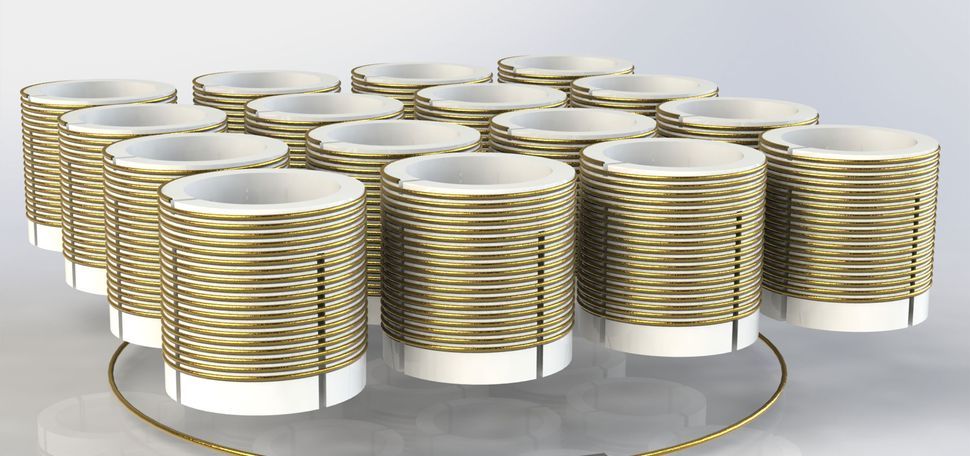 illustration of magnetic metamaterials used to enhance magnetic resonance imaging (MRI)