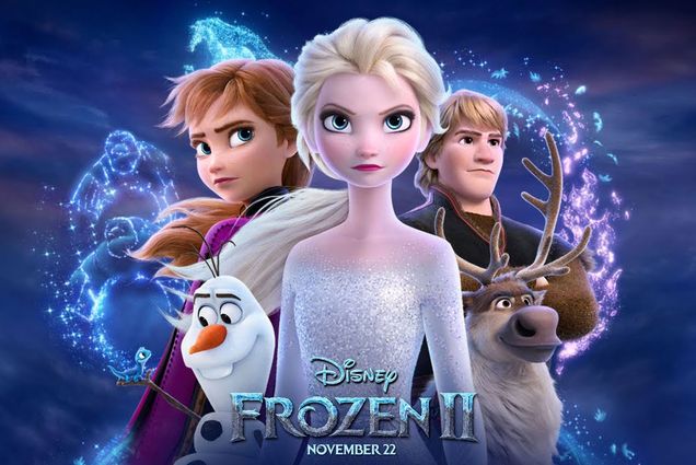 A poster for the movie Frozen 2