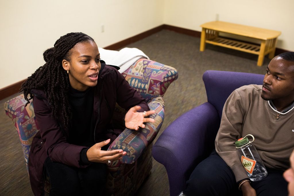 Nneka Oyigbo (CAS'20) talks about the Howard Thurman Center