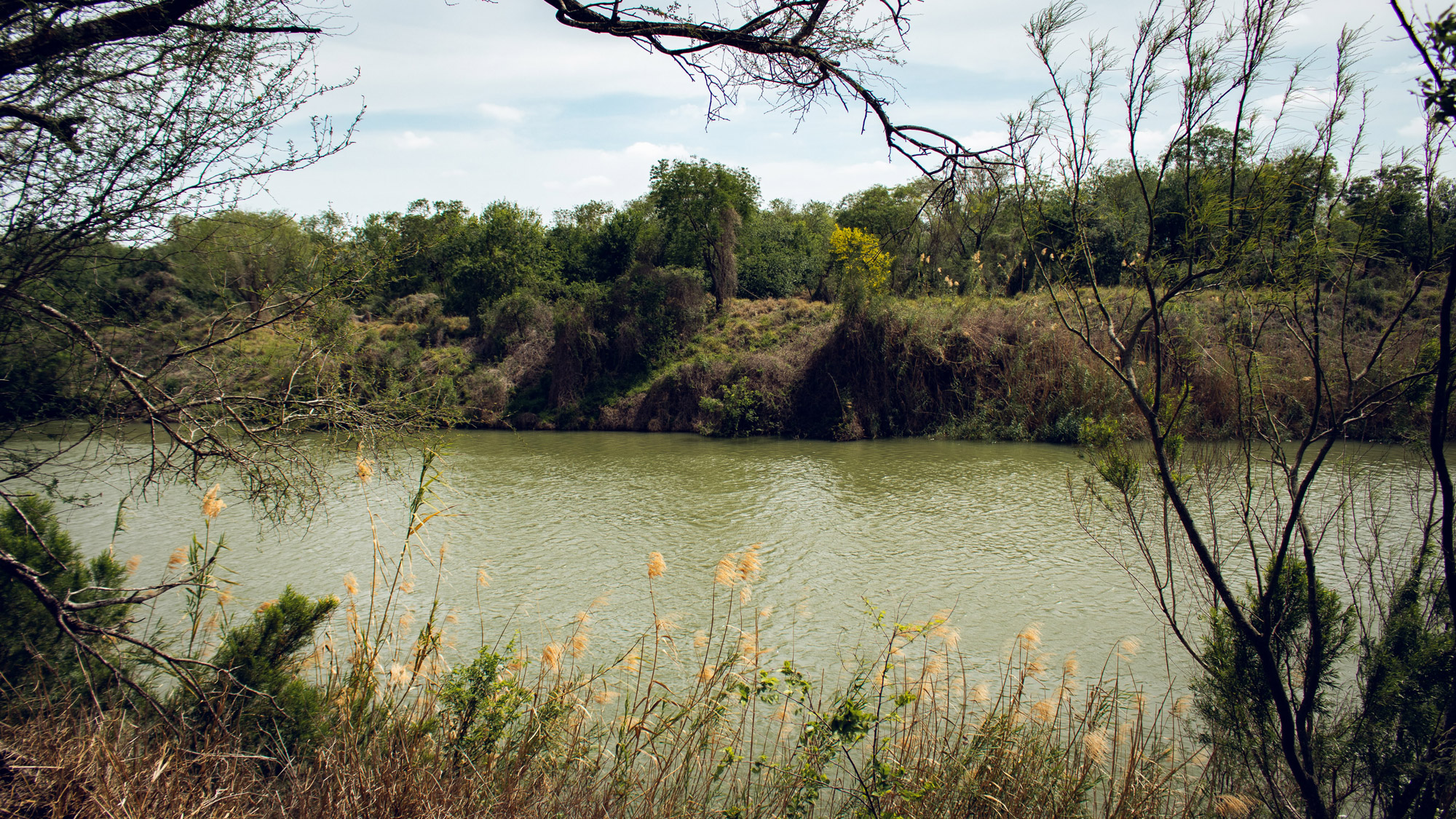 A photo of the Rio Grande river