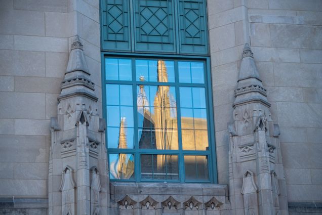 A photo of the College of Arts and Sciences building at Boston University