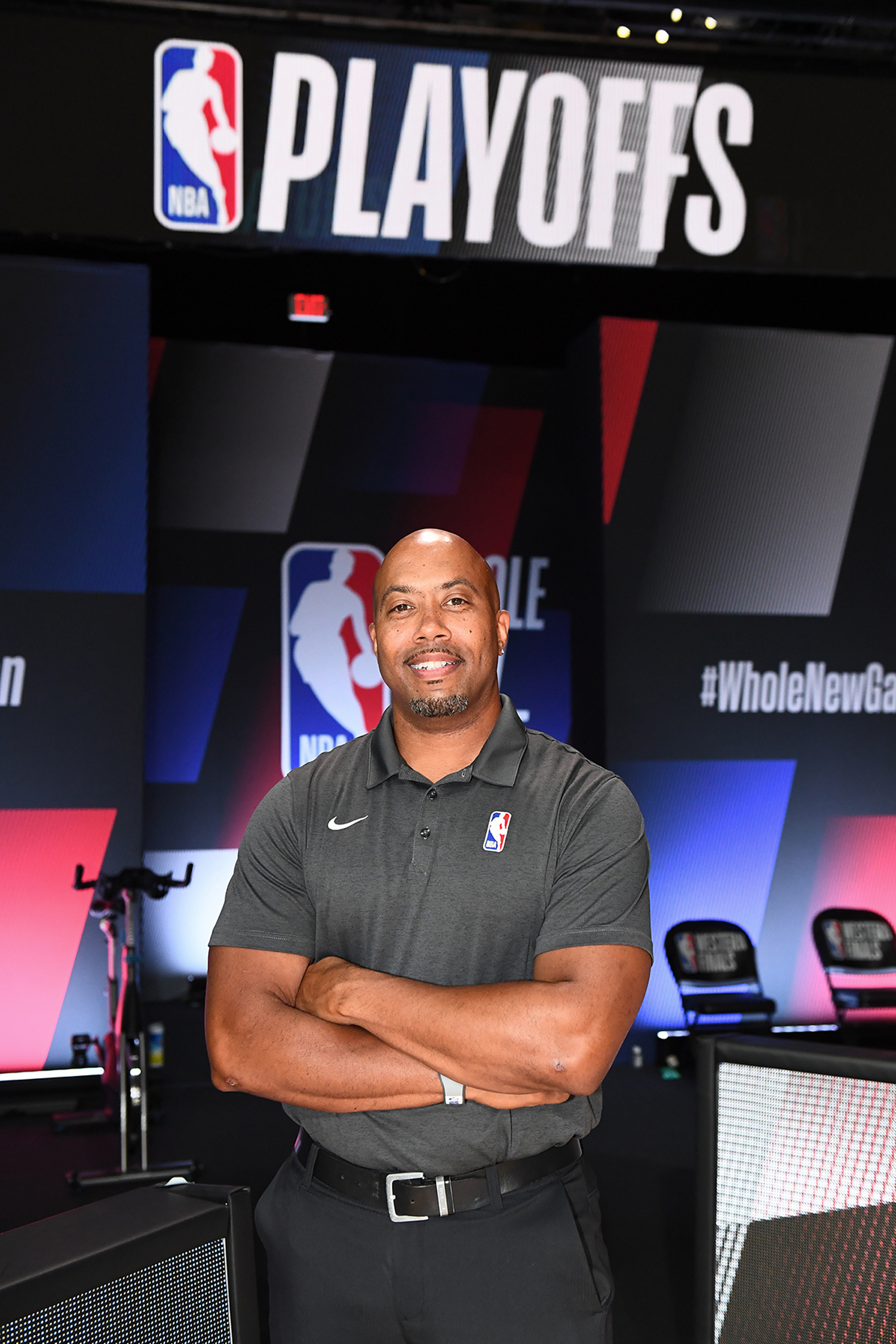 A portrait photo of Carlton Myers