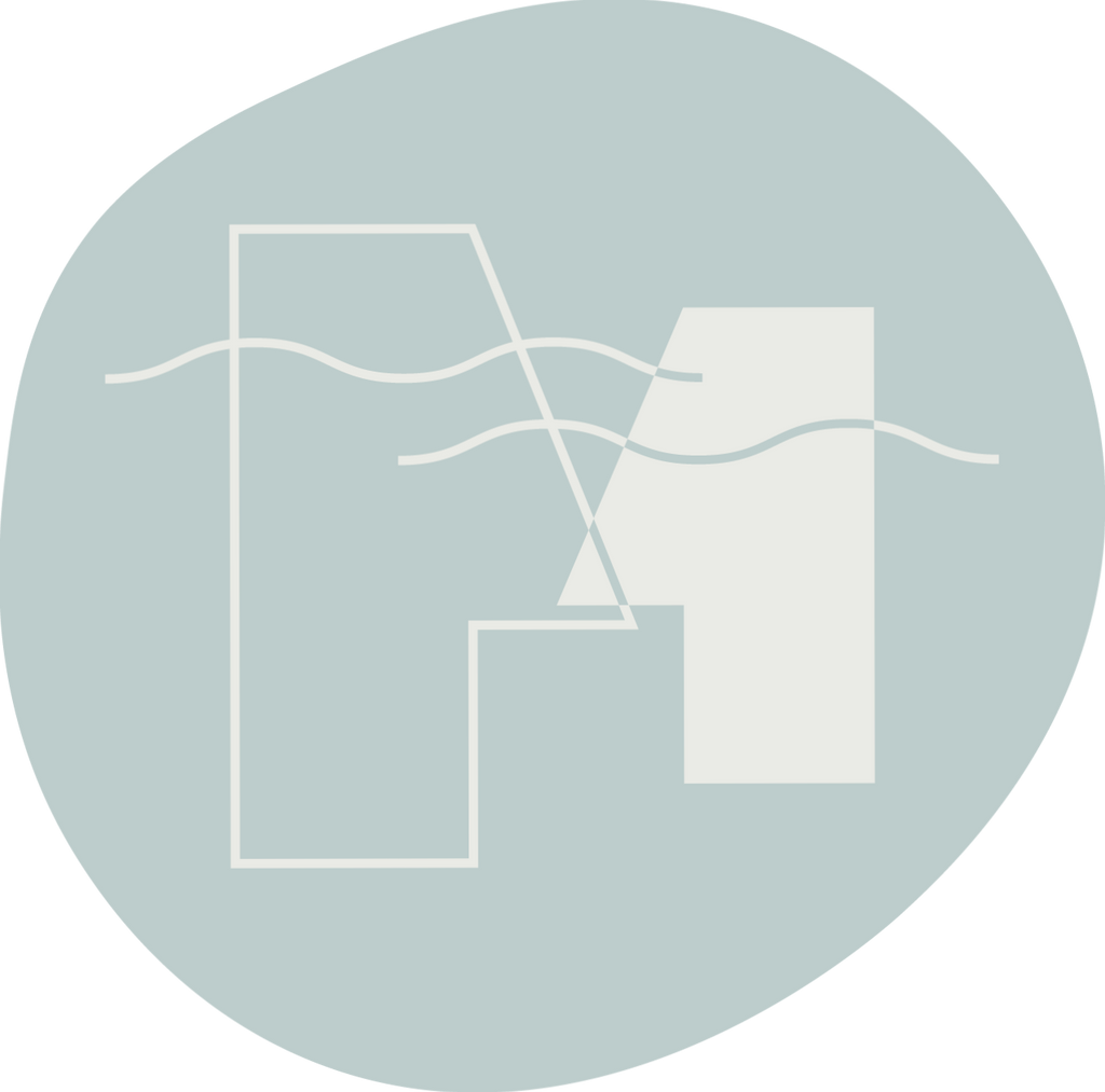 Logo for Pro Bono PR agency empath worldwide. The logo has a roughly circular background that is light blue, with two abstract shapes representing faces looking towards each other.