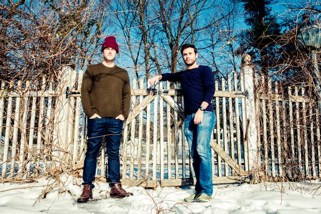 A photo of Jeremy Parker (COM’07) and Josh Orbach