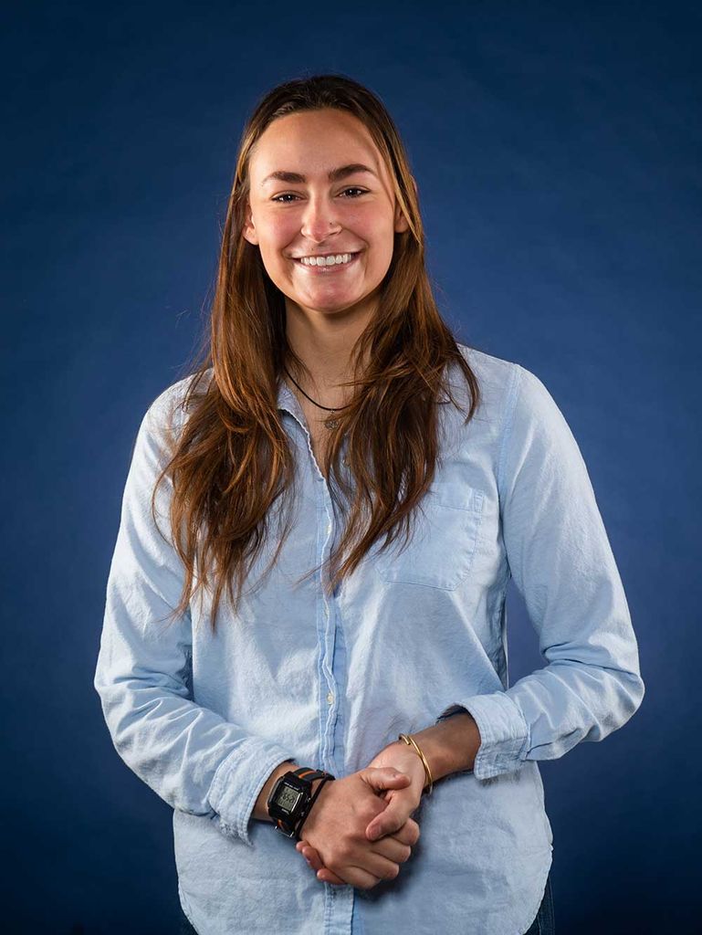 Portrait of Jessica Sandberg, COVID-19 collection site supervisor at Boston University