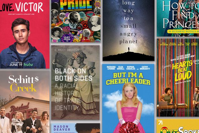 A composite of the book covers and movie posters from the books and movies discussed in the article