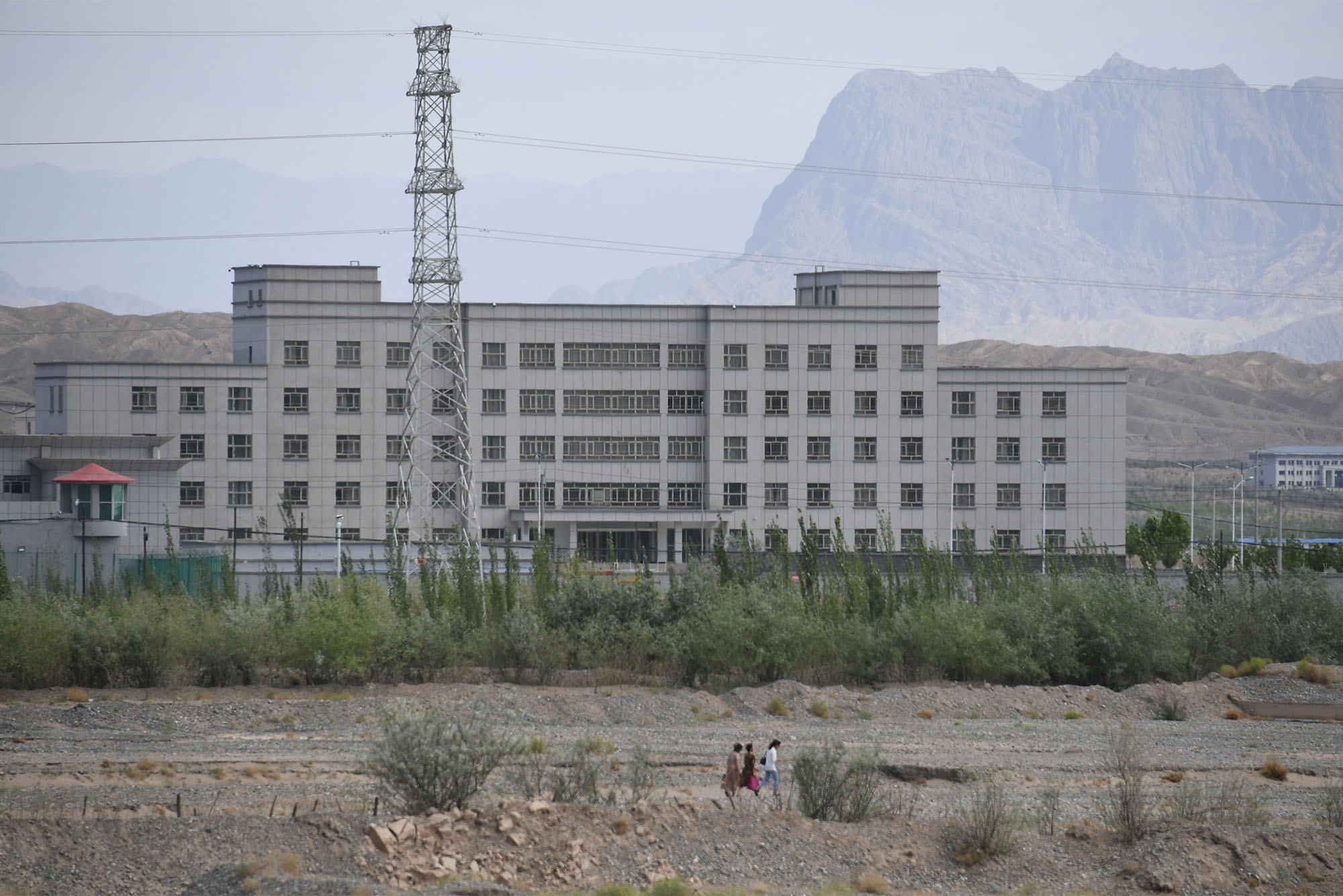 A detention facility in Xinjiang, China. Photo by Greg Baker/AFP via Getty Images