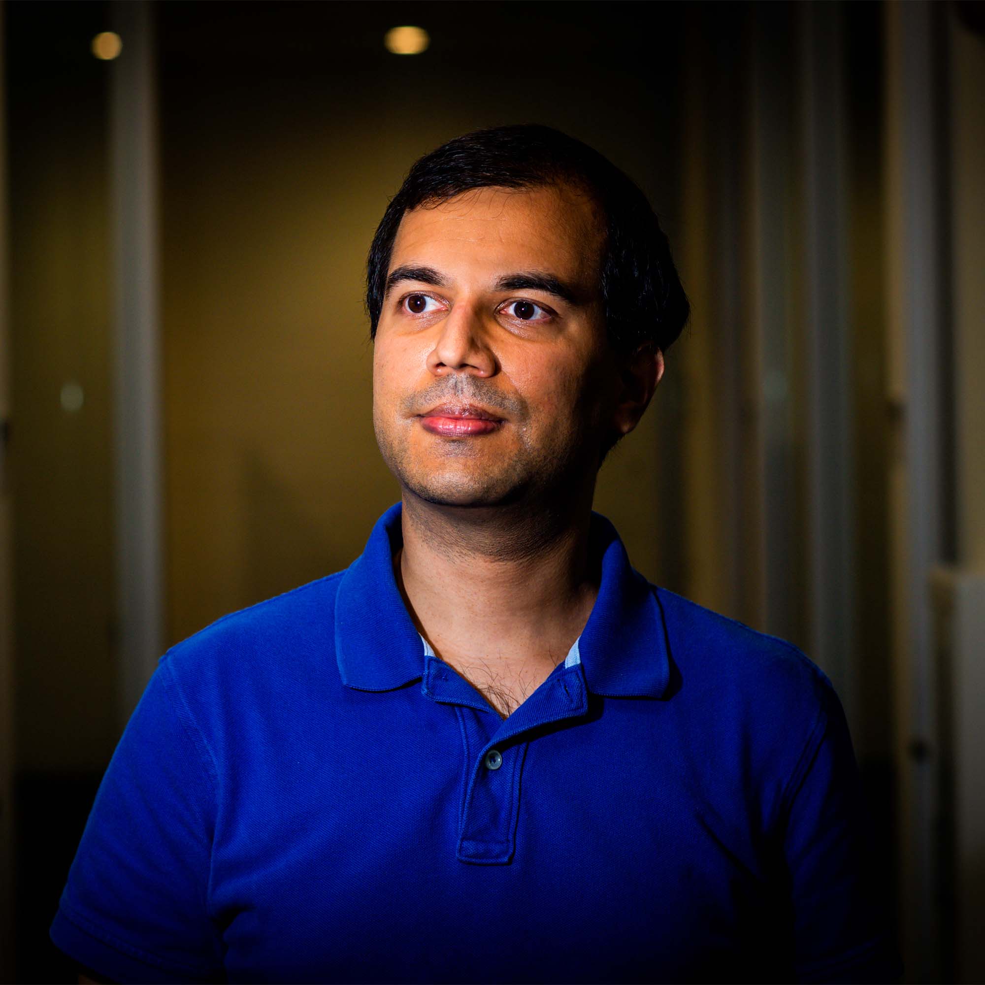 Mayank Varia, associate professor in the Faculty of Computing & Data Sciences, directs its Hub for Civic Tech Impact. Photo by Jackie Ricciardi