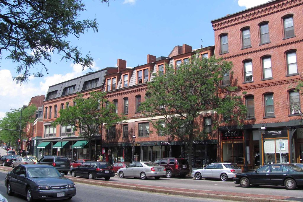 Photo: Washington Street in Brookline Village, MA