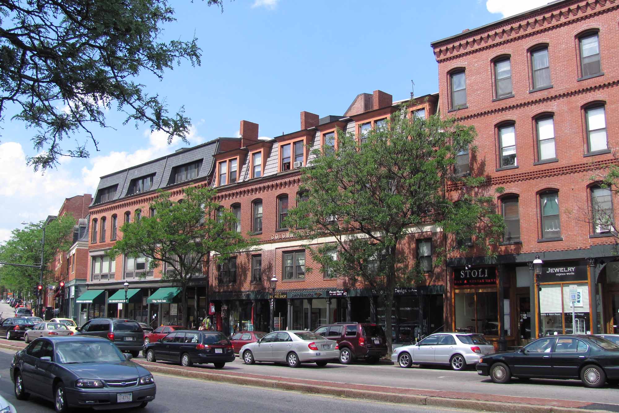 Photo: Washington Street in Brookline Village, MA