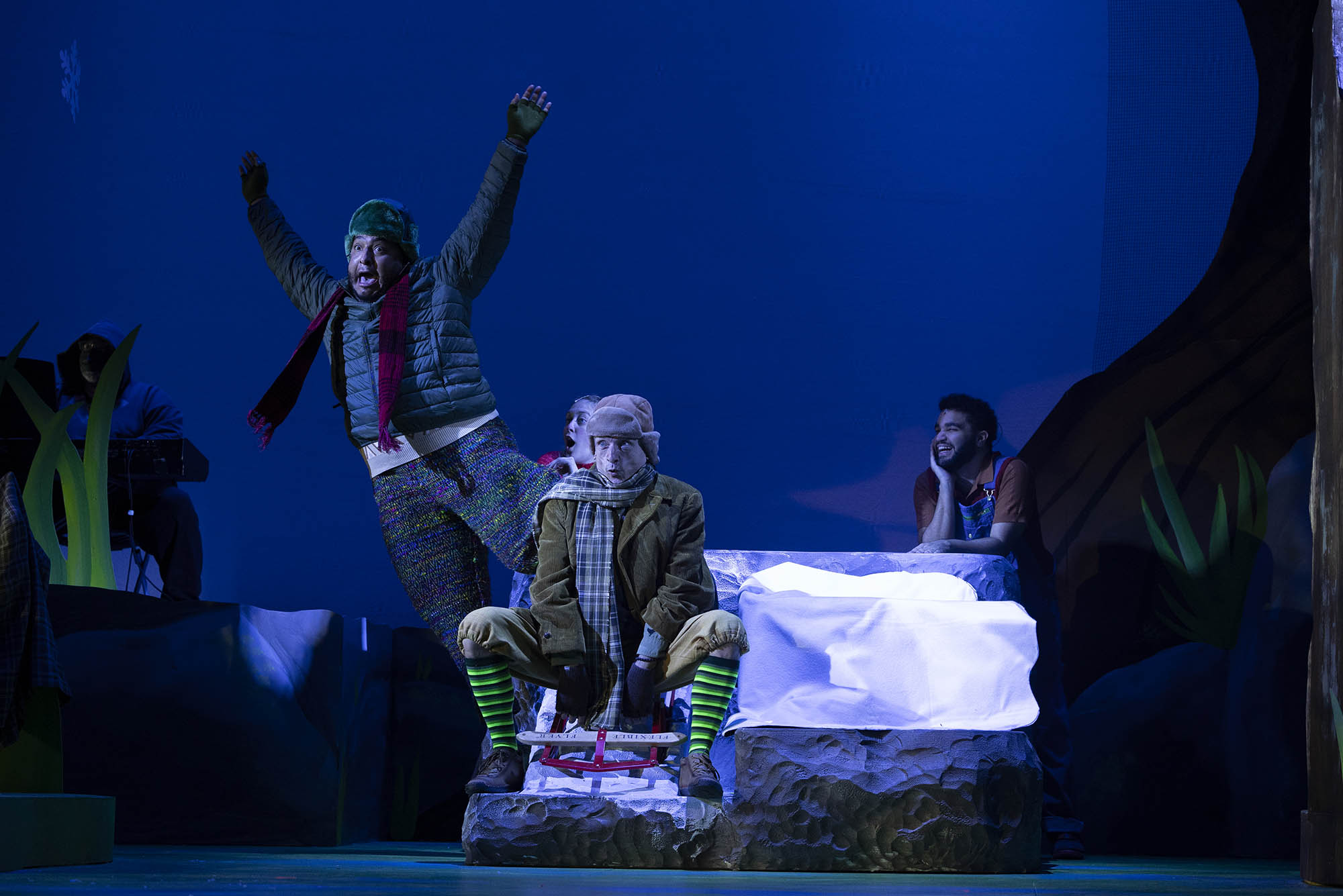 Photo: The leads in Wheelock Family Theatre's Frog and Toad
