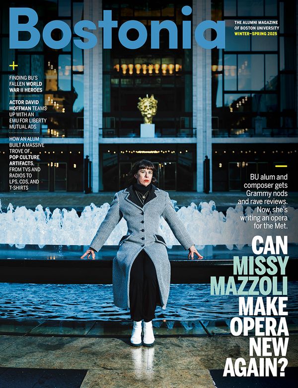 Cover for the Winter Spring 2025 issue of Bostonia Magazine