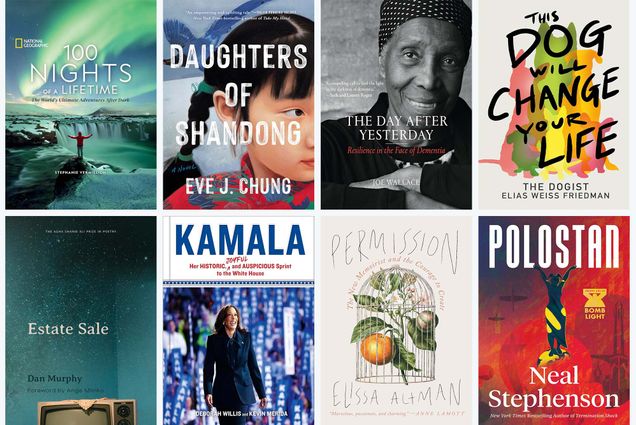 Photo: A collage of eight different book covers.