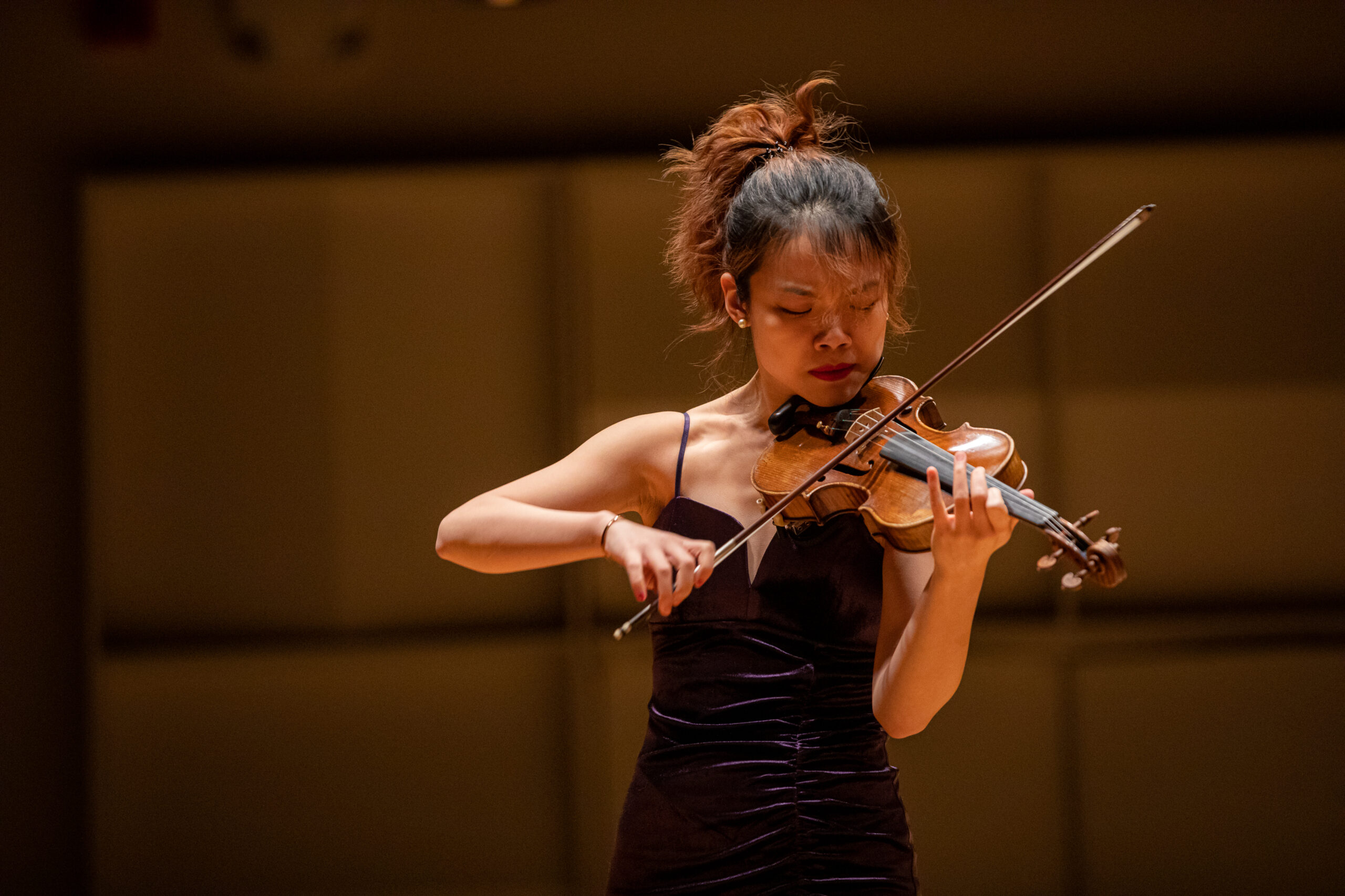 CFA Student Playing Violin