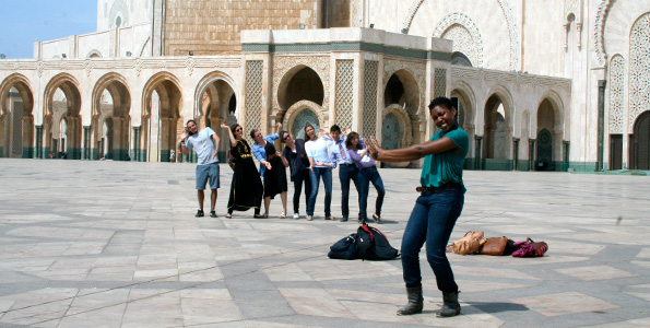 Casablanca-Morocco-Hassan-Mosque-Banner