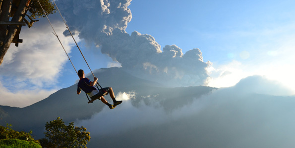 First place photo contest winner Sean Hacker Teper (CAS ’15) writes about his time with Study Abroad in Quito, Ecuador in “Postcard from... Baños.”