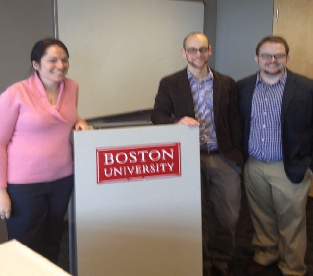 Conference orginers Matt Pressman, Mari Potorti and David Shorten