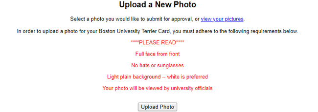 upload a new photo