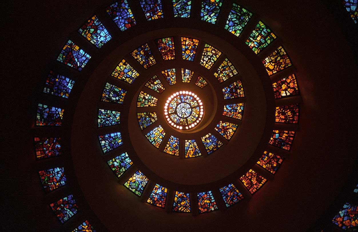 Stained Glass Fibonacci