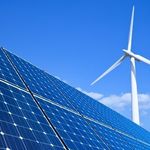 Wind turbine and solar panel