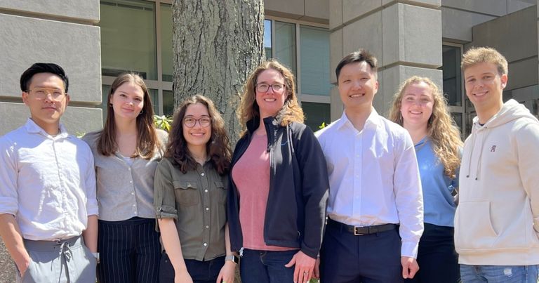 Group of former climate action prize winners.