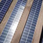 Rows of solar panels