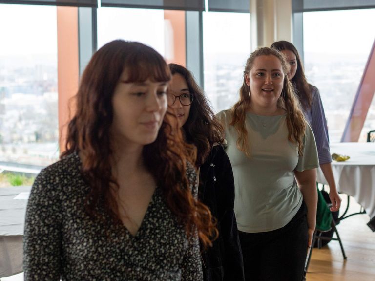 Group of people at an event.