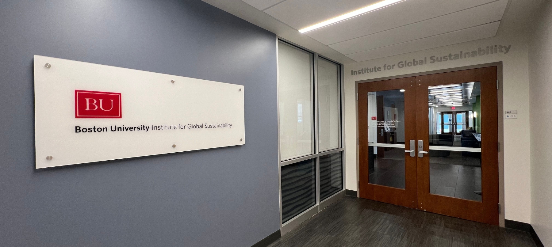Entrance to IGS office.