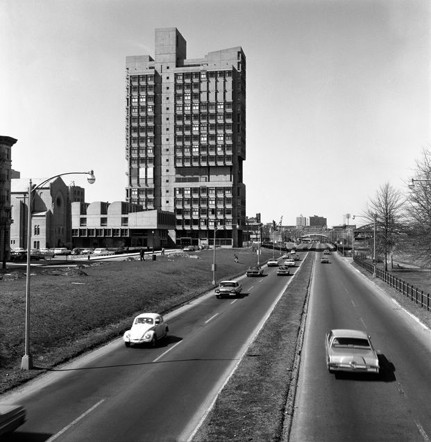Law Building from Storrow Drive