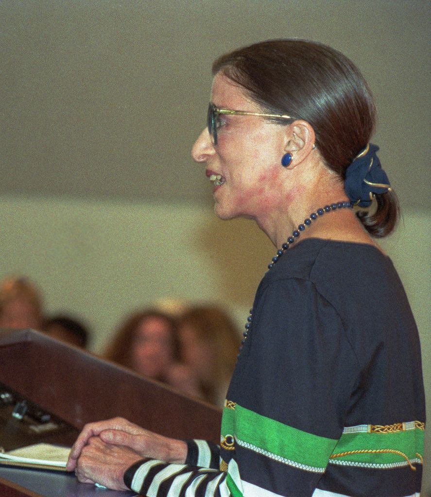 Ruth Bader Ginsburg speaking at BU Law in September 1995