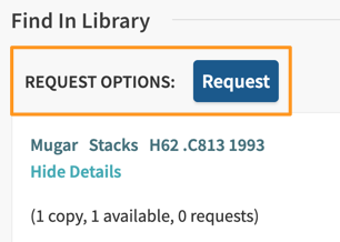 image highlighting request button
