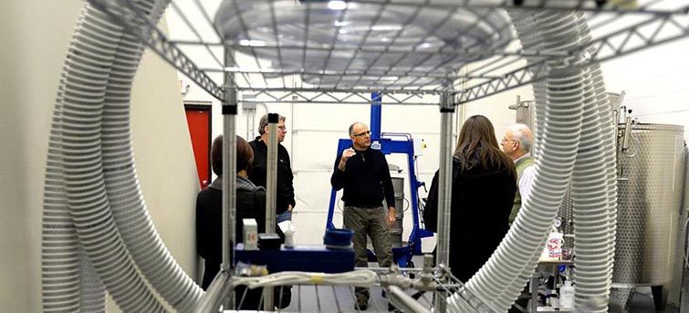 MET Instructor’s New Winery Gives Students a Taste of Winemaking