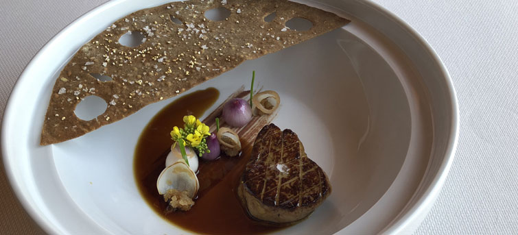 Gastronomy Students Shine at 2019 Association of Food Journalists Awards Competition - Kai's Foie Gras & Onions | Chris Malloy