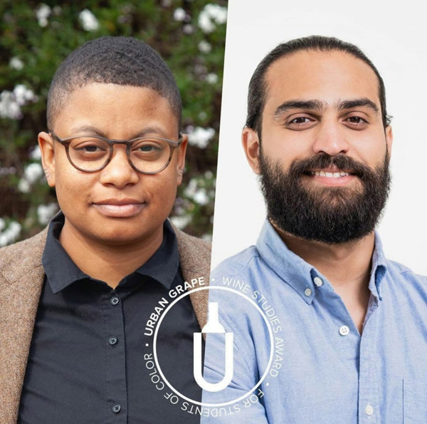 Tatiana Glenn and Victor Medina are the most recent recipients of the Urban Grape Wine Studies Award for Students of Color.