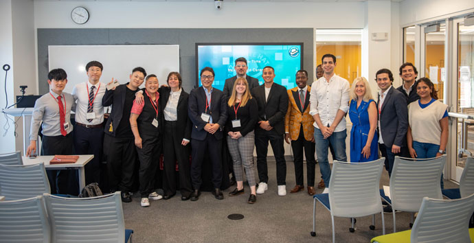 Participants at the 2023 White Hat Conference pose for a group photo