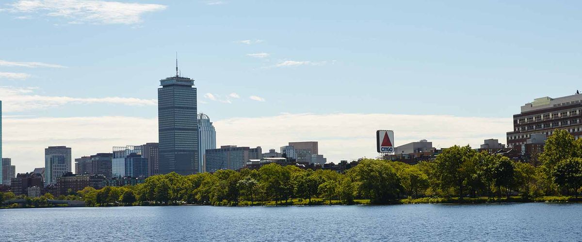 A view of Boston from across the Charles River