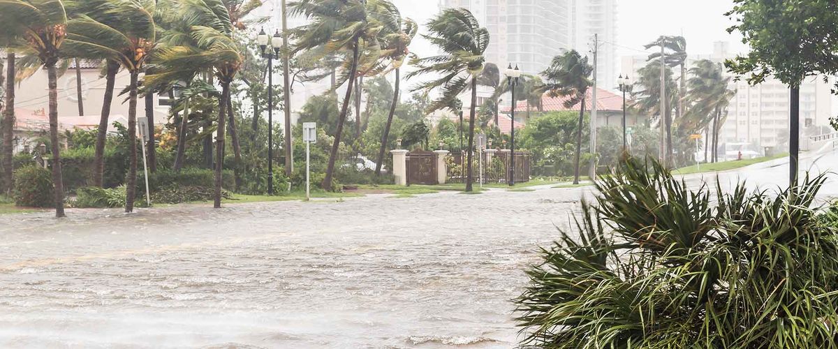 A hurricane in Florida