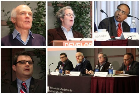 Panel #1. Global Economic Governance: Robert Wade, Gerald Epstein, Amar Bhattacharya and Kevin Gallagher.