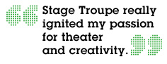 舞台剧团 really ignited my passion for theater and creativity