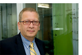 Azer Bestavros, who cochairs 部’s council exploring technology and education, says the online platform edX is a perfect fit for the University. Photo by Vernon Doucette