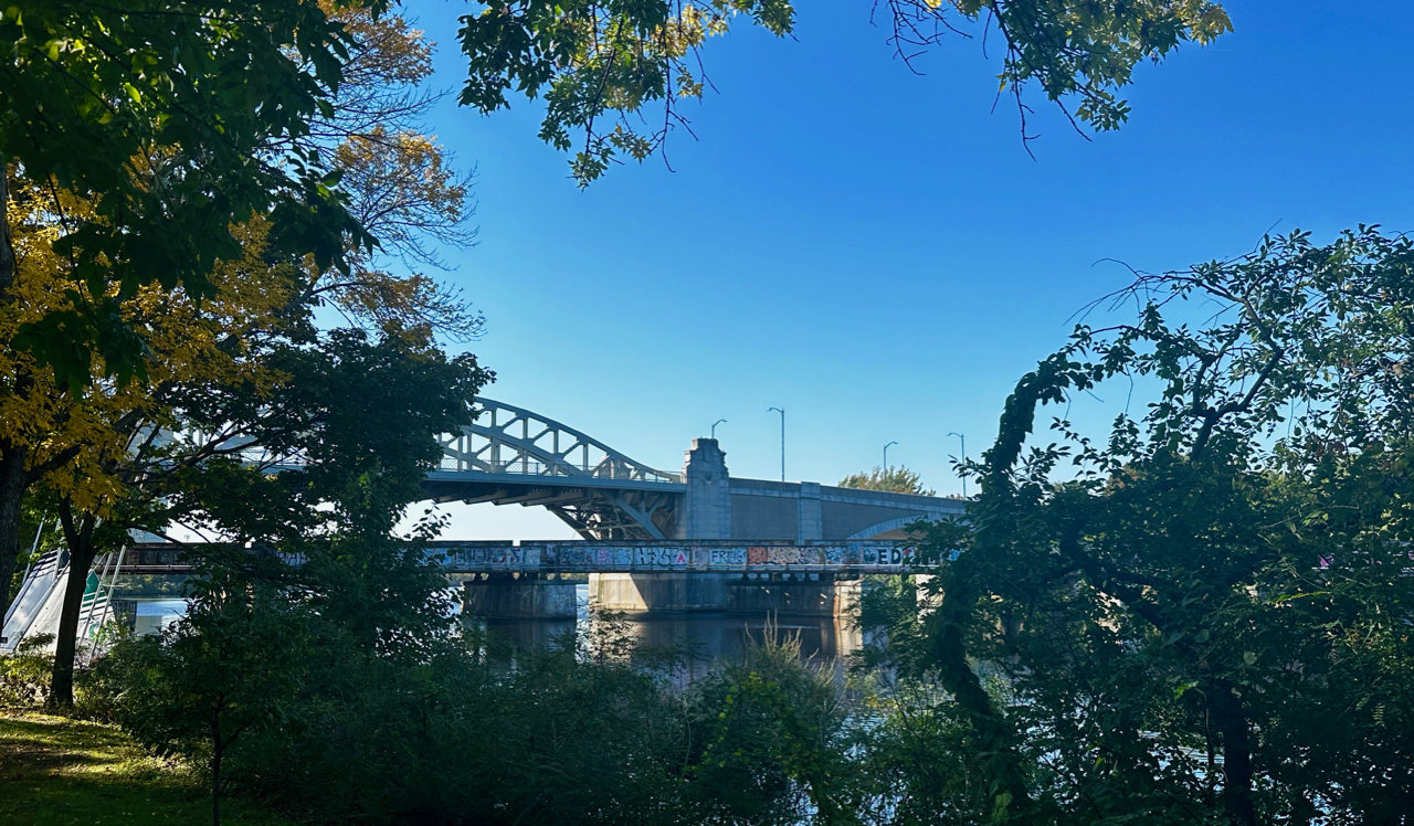 BU Bridge from the Esplanade