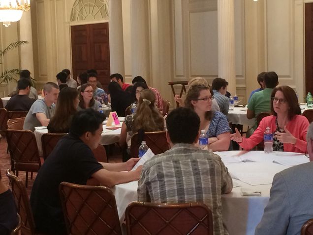 Mentoring workshop crowd