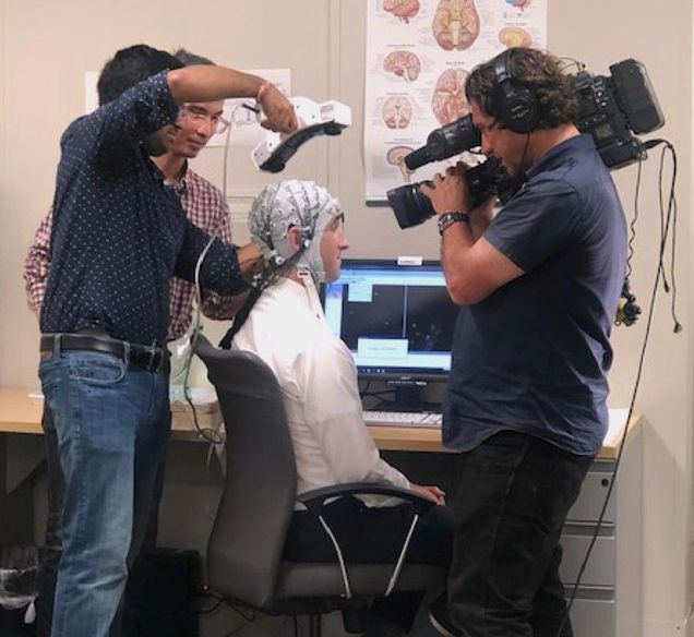 filming brain research at bu