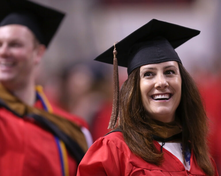 Graduate at Boston University School of Management Commencement